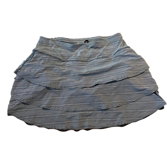 Athleta Women’s‎ Swagger Ruffle Skort Skirt Tennis/Pickelball Navy/White Size S - Picture 3 of 9